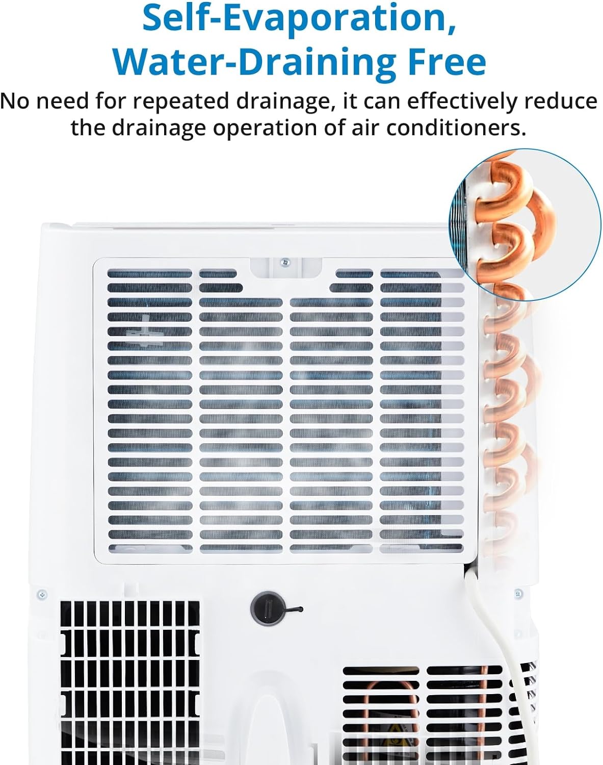 Portable Air Conditioners 12000 BTU, 4-IN-1 Indoor AC Unit with Cooling, Dehumidifier, Fan & Sleep Modes