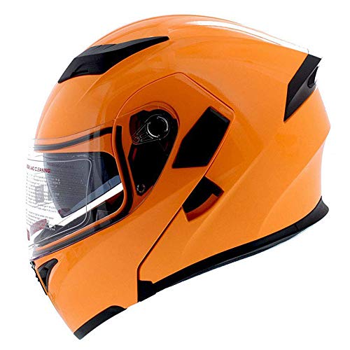 1Storm Motorcycle Modular Full Face Helmet Flip up Dual Visor Sun Shield: HB89