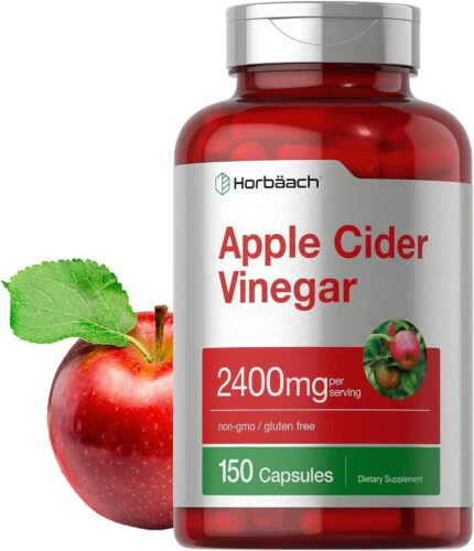 Capsulas De Vinagre De Sidra De Manzana | 2400Mg | 150 Unidades | Suplemento ... - Kansas Nuitrition - HNZSDS
