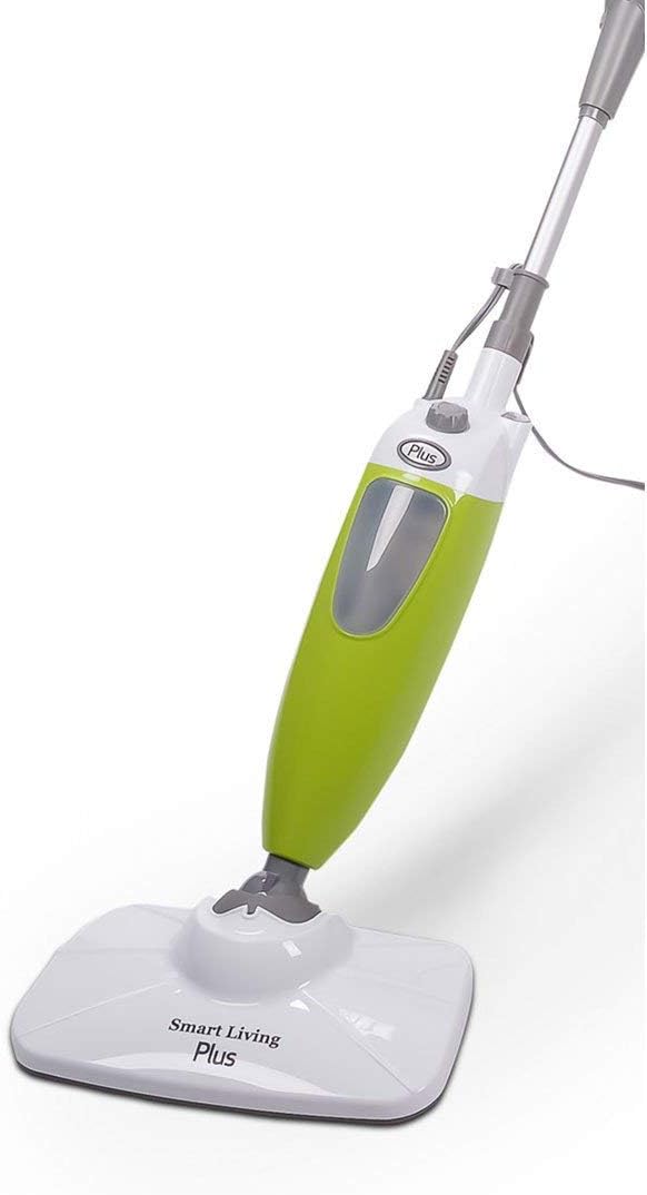Smart Living Steam Mop Plus,White and Green - Smart Home Appliances