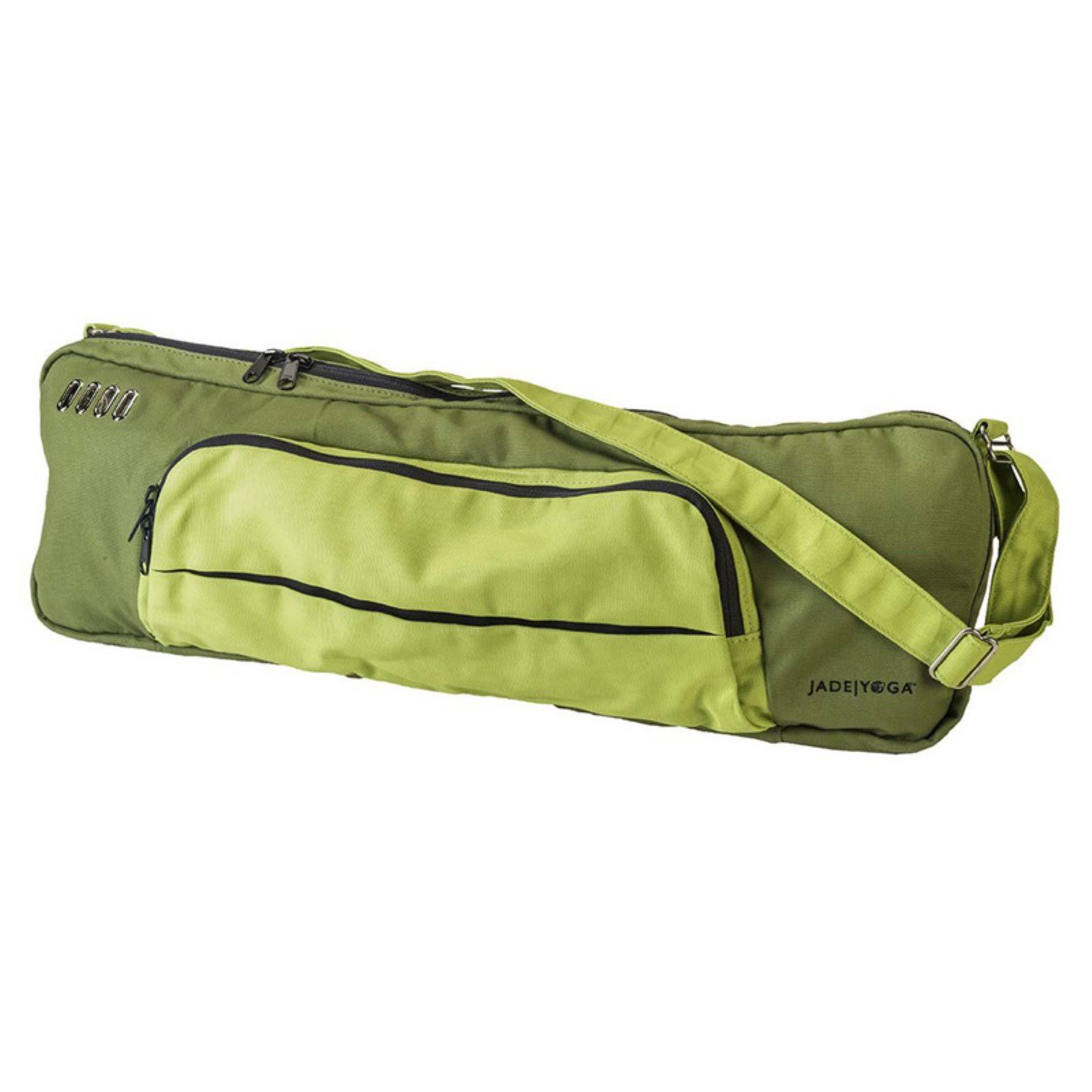 Jade Yoga Khaya Mat Bag Fern/Avocado | Cotton