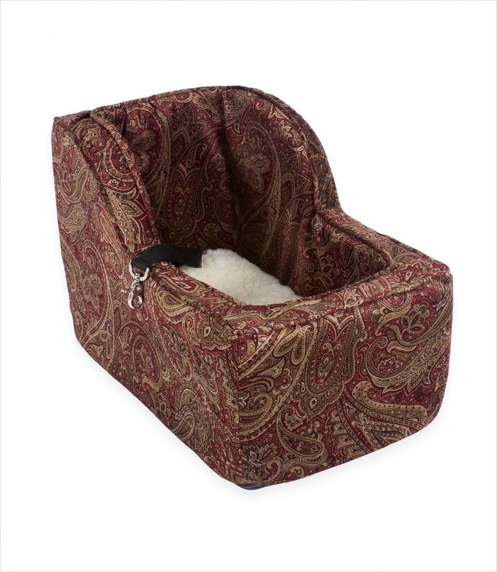 Snoozer Luxury High-Back Console Dog Car SEAT, Large / Piston Sand
