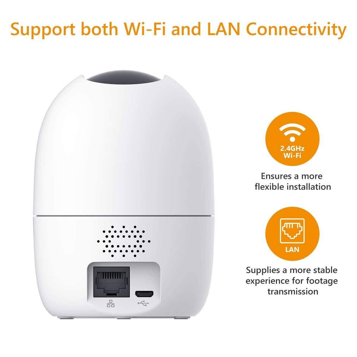Imou Indoor Wi-Fi Security Camera, 1080p Pan/Tilt Dome Camera, Home Surveillance Camera with Human Detection, Smart Tracking, Pr