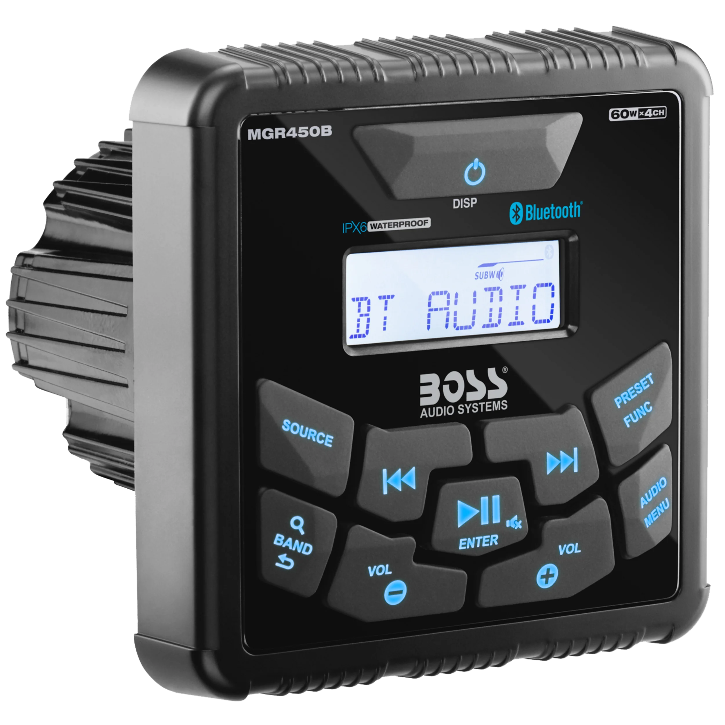 BOSS Audio MGR450B Marine Bluetooth MP3 Radio Stereo Boat Audio Receiver Player
