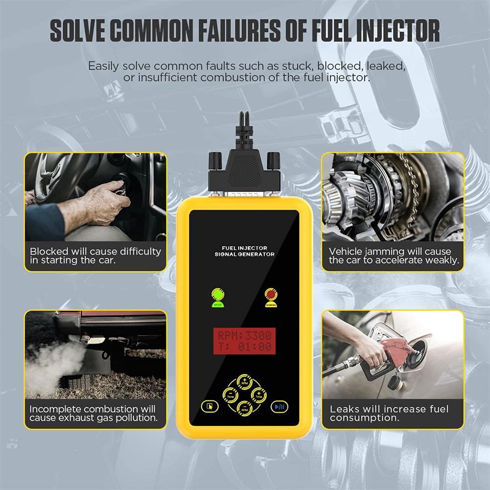 Fuel Injector Cleaner Tester for Cleaning & Testing Car Standard & High Pressure Fuel Injectors
