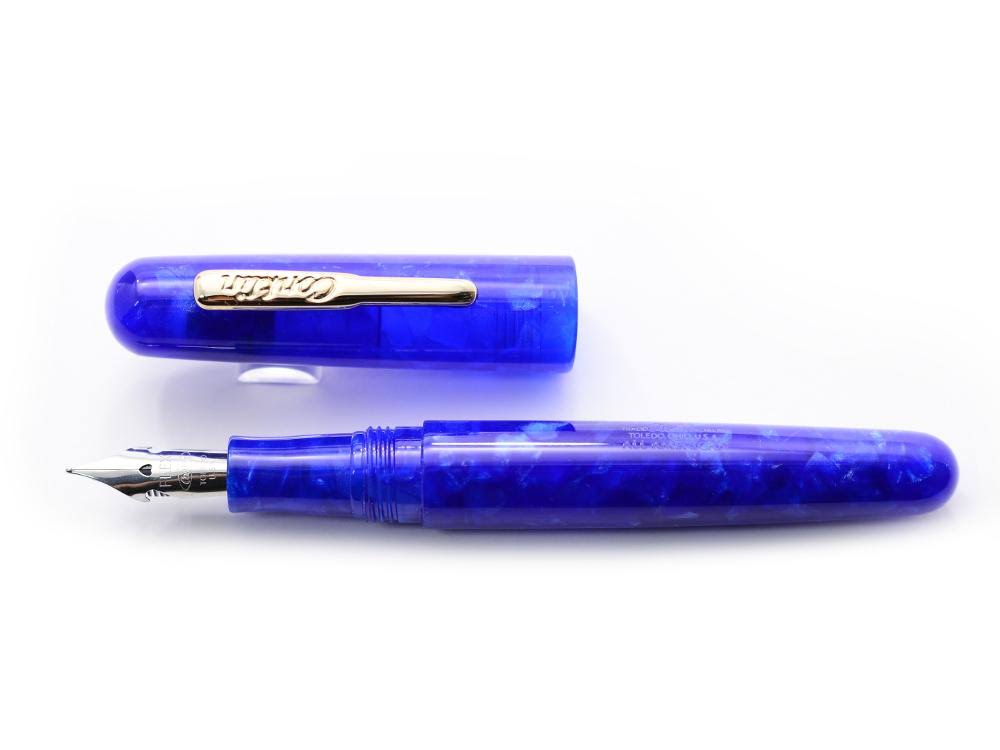 Conklin All American Blue-Lapis Fountain Pen, Omniflex