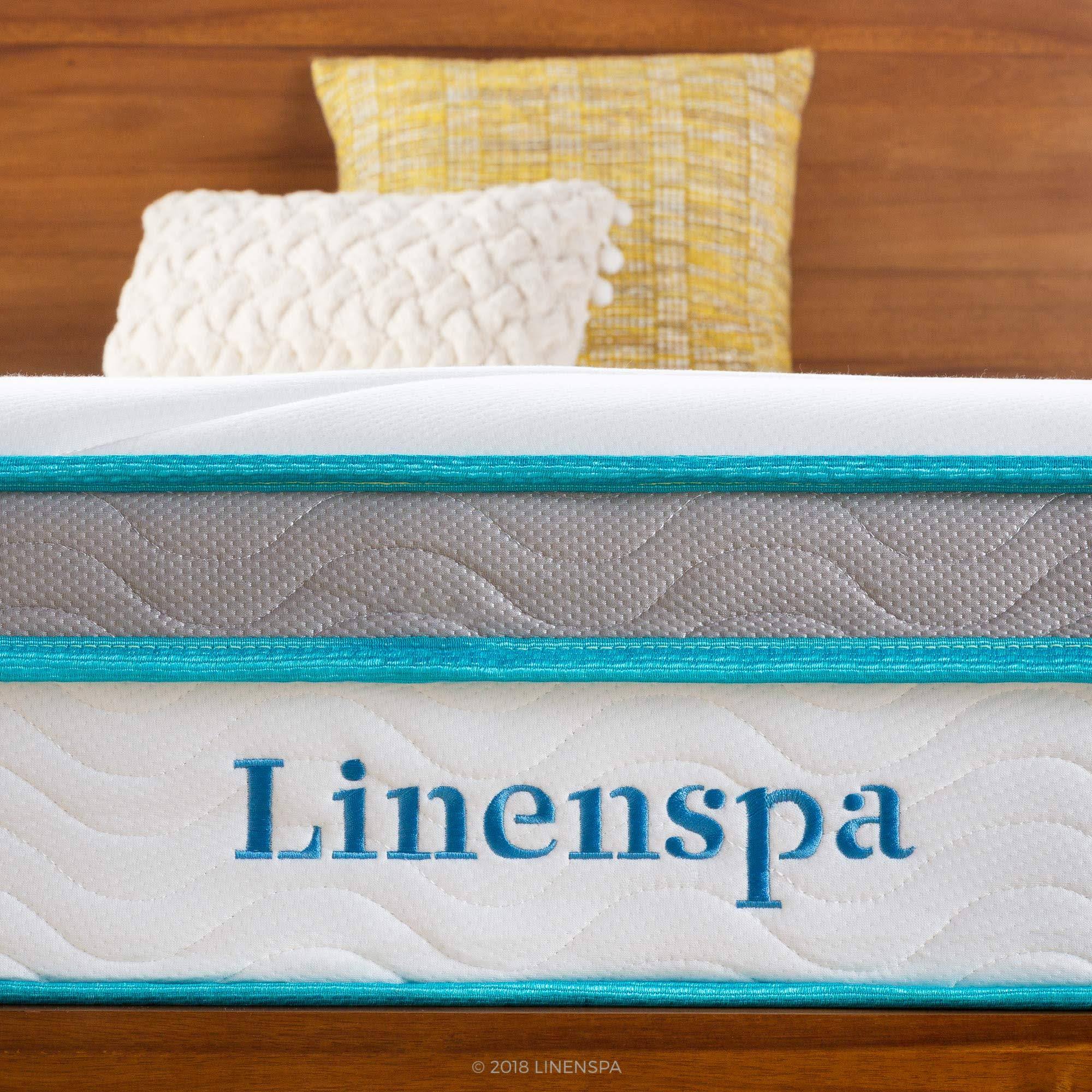 Linenspa 10 inch Memory Foam and Innerspring Hybrid Mattress - Medium Feel - Queen
