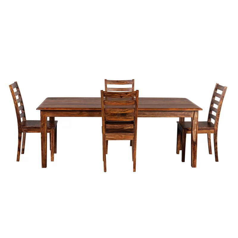 Hawthorne Collections Sonora Solid Sheesham Wood Dining Table - Brown