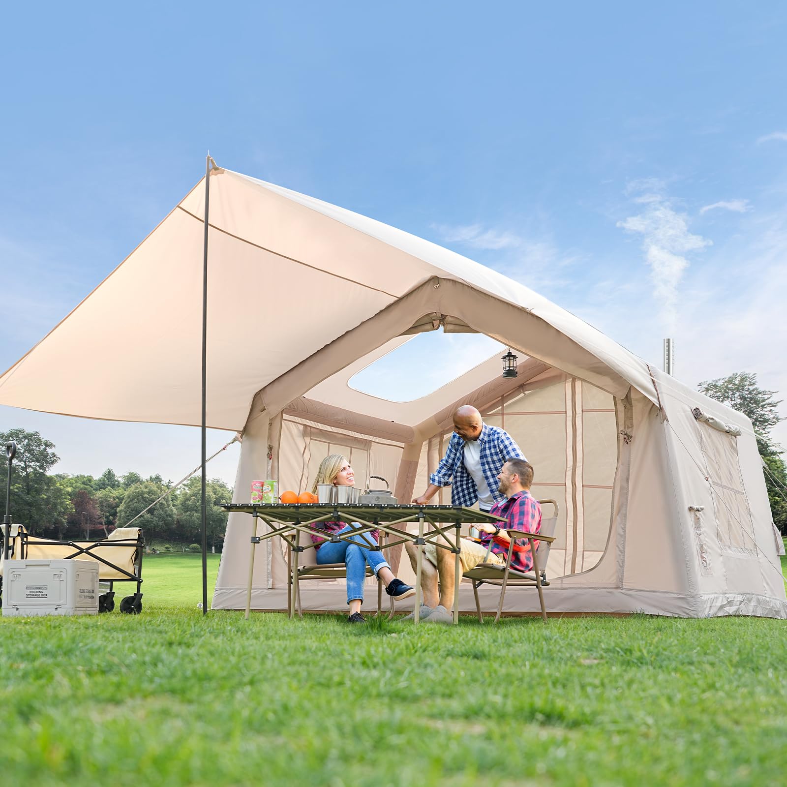 MOPHOTO Inflatable Tent for Camping