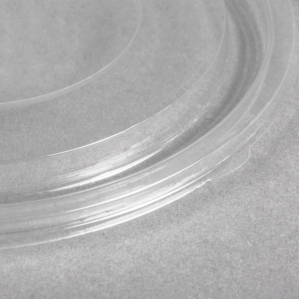 Sabert 51032T300 Freshpack Clear Flat Round Lid - 300/Case