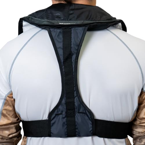 BLUESTORM Stratus 35 Inflatable Life Jacket PFD for Adults | US Coast Guard (USCG) Approved Automatic Self Inflating Life Vest Preserver with Manual