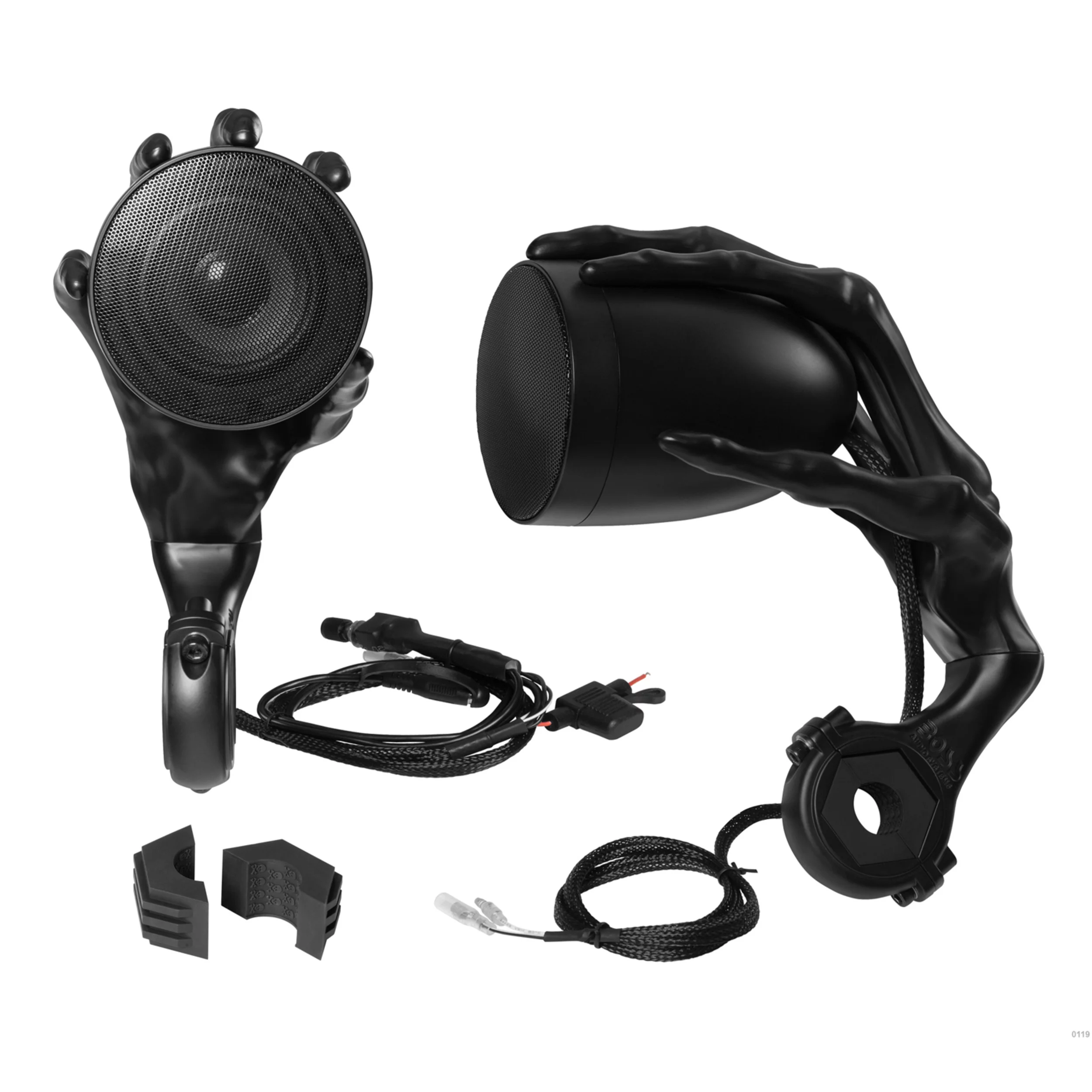 Boss Audio Systems PHANTOM800 Motorcycle Weatherproof Bluetooth Speaker System 3 Inch Speakers - Radiant Selections