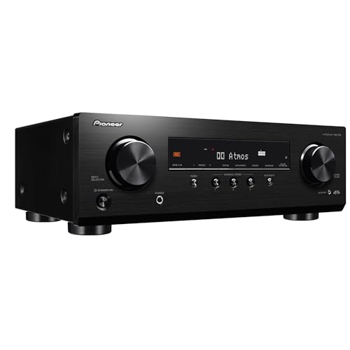 Pioneer VSX-534 Home Audio Smart AV Receiver 5.2-Ch HDR10, Dolby Vision, Atmos and Virtual Enabled with 4K and Bluetooth (Renewed)