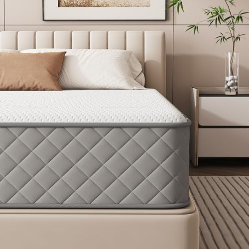 Full Mattress, 12 Inch Full Size Mattress with Cooling-Gel Memory Foam &Pocket Spring Hybrid, CertiPUR-US Certified, Medium Firm