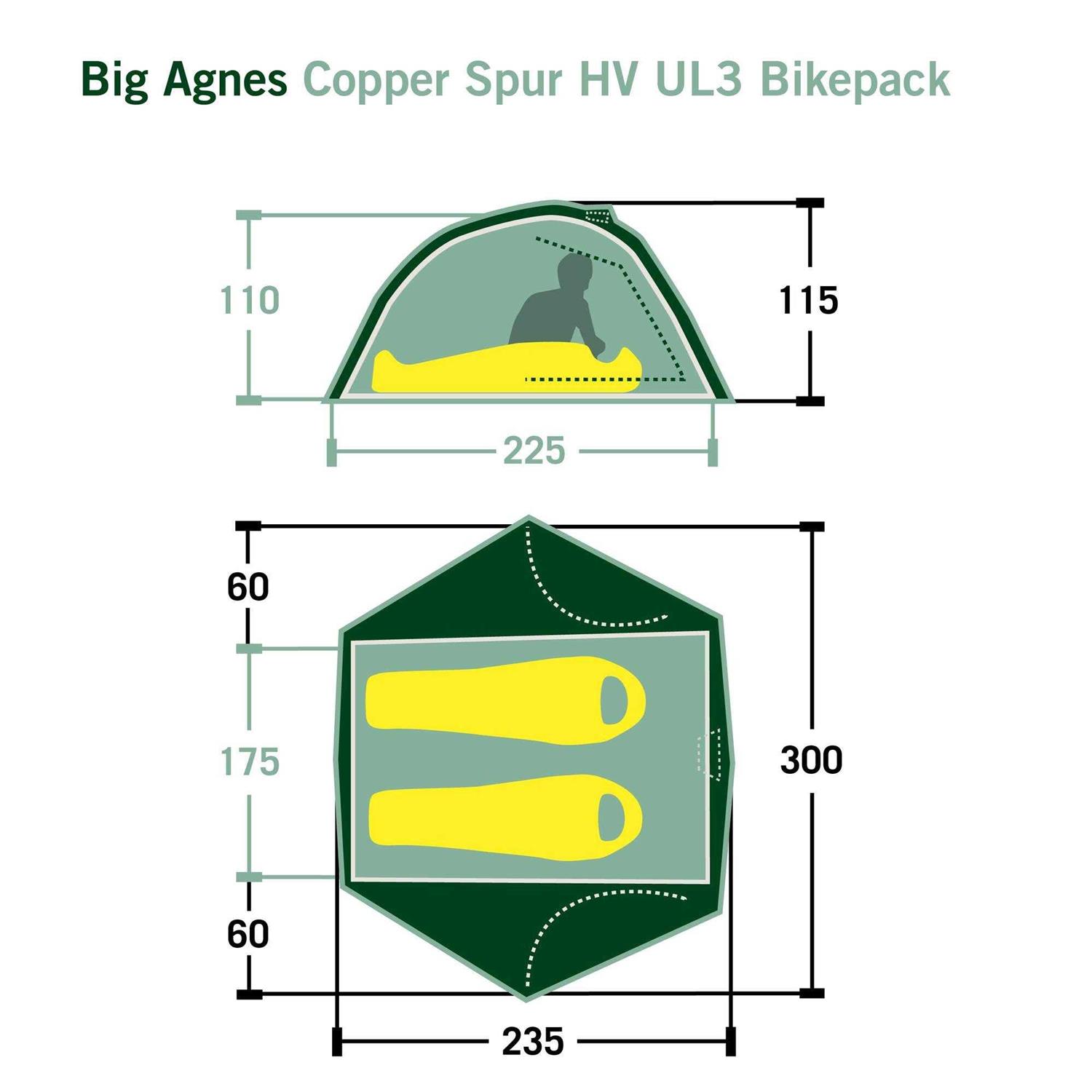 Big Agnes Copper Spur HV UL3 Tent - Sports Supplies Online Store