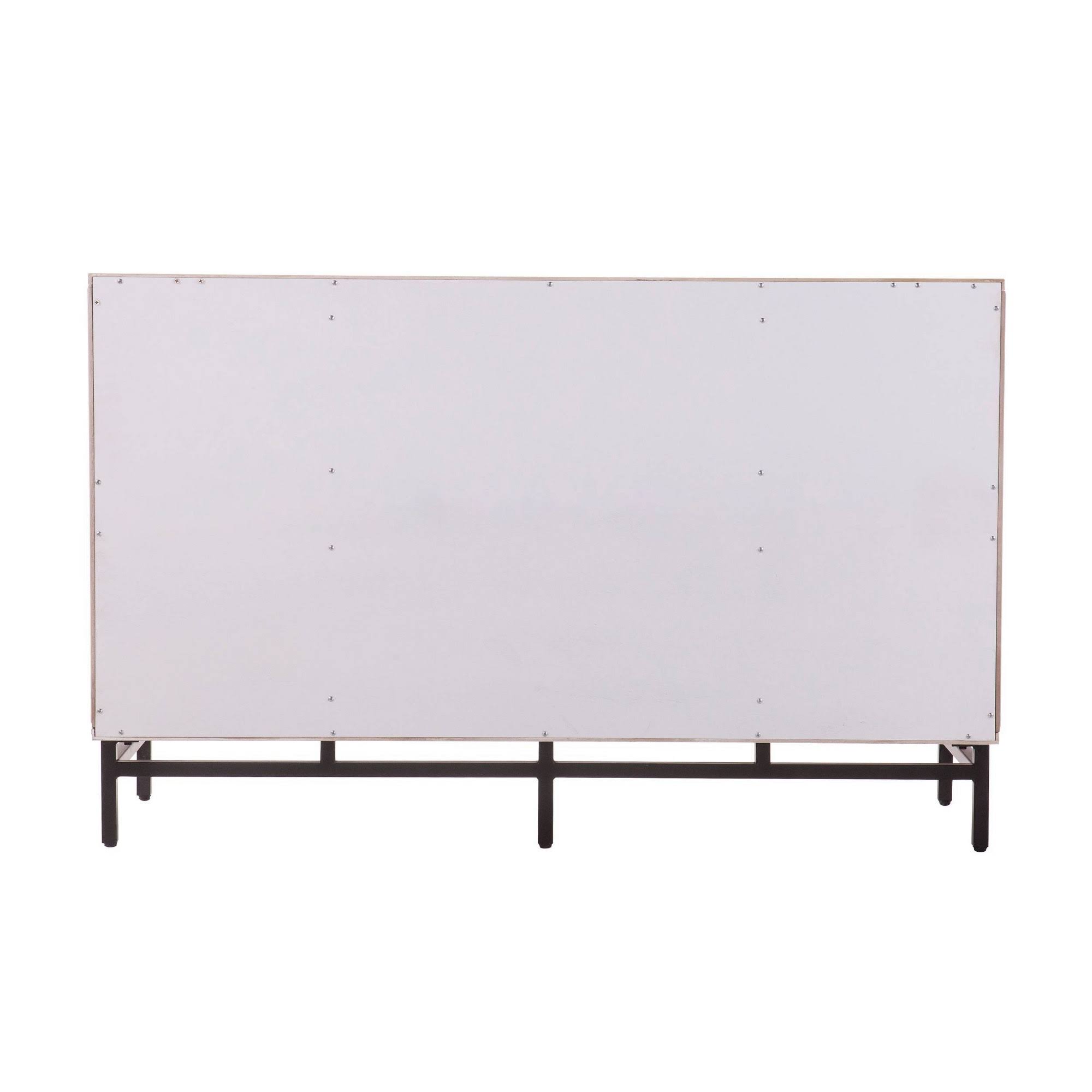 Maisas Art Deco Buffet Antique Cream/Black - Aiden Lane