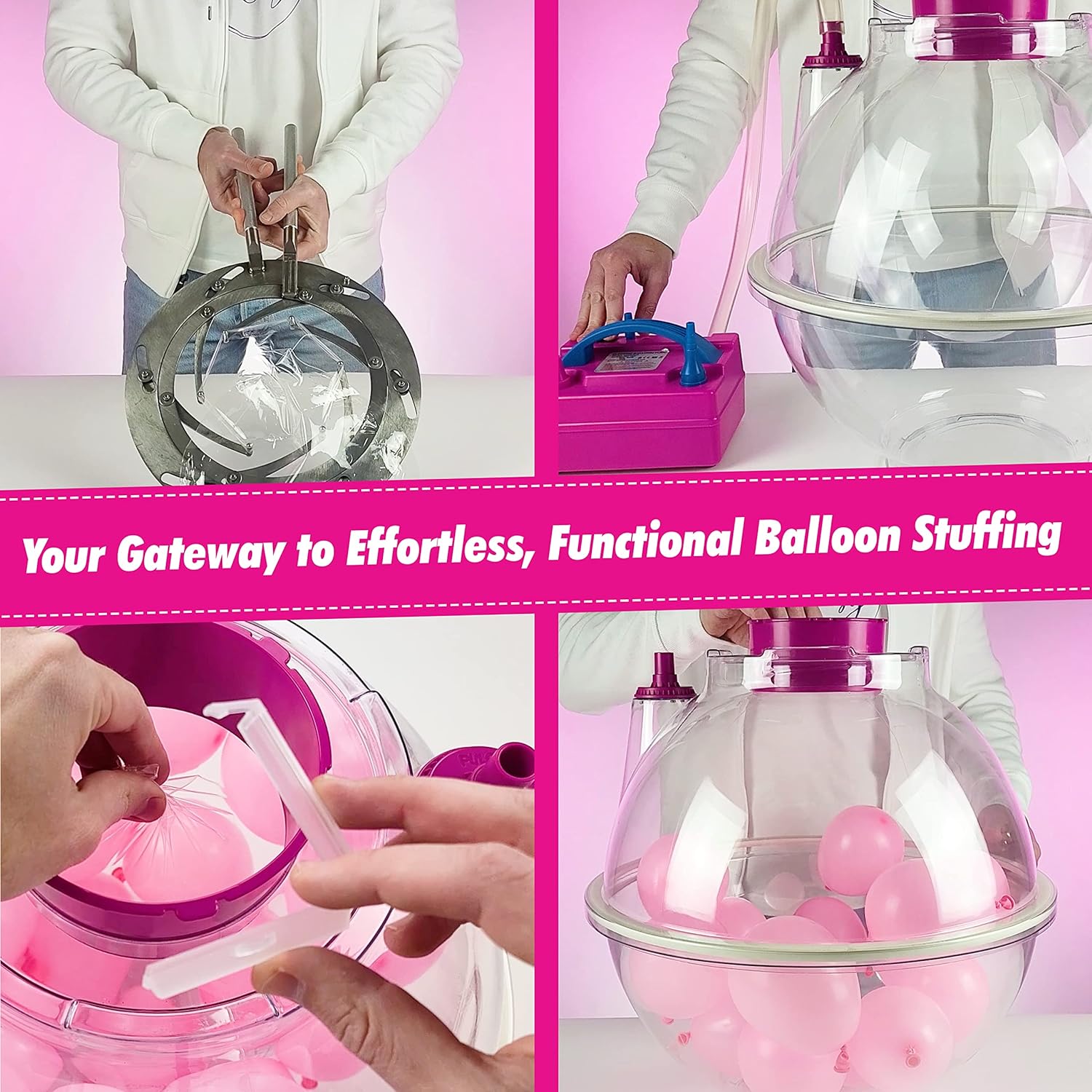 Balloon Stuffing Machine | Balloon Stuffer Machine Kit with Electric Air Pump and Expander Tool - Smart Home Appliances