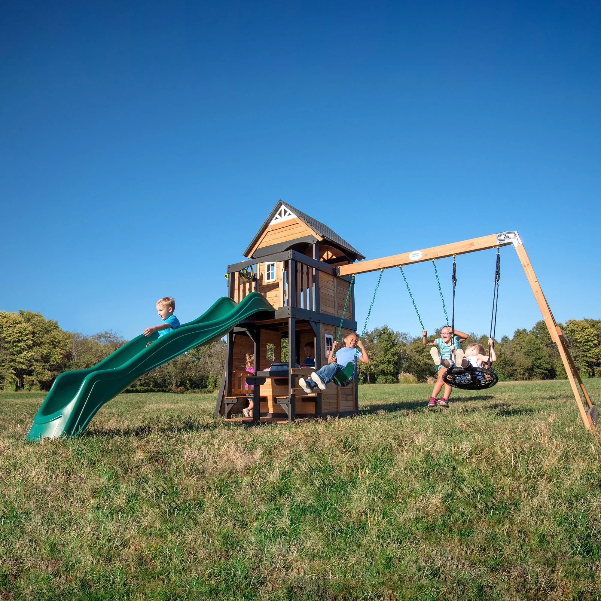Backyard Discovery Canyon Creek Swing Set