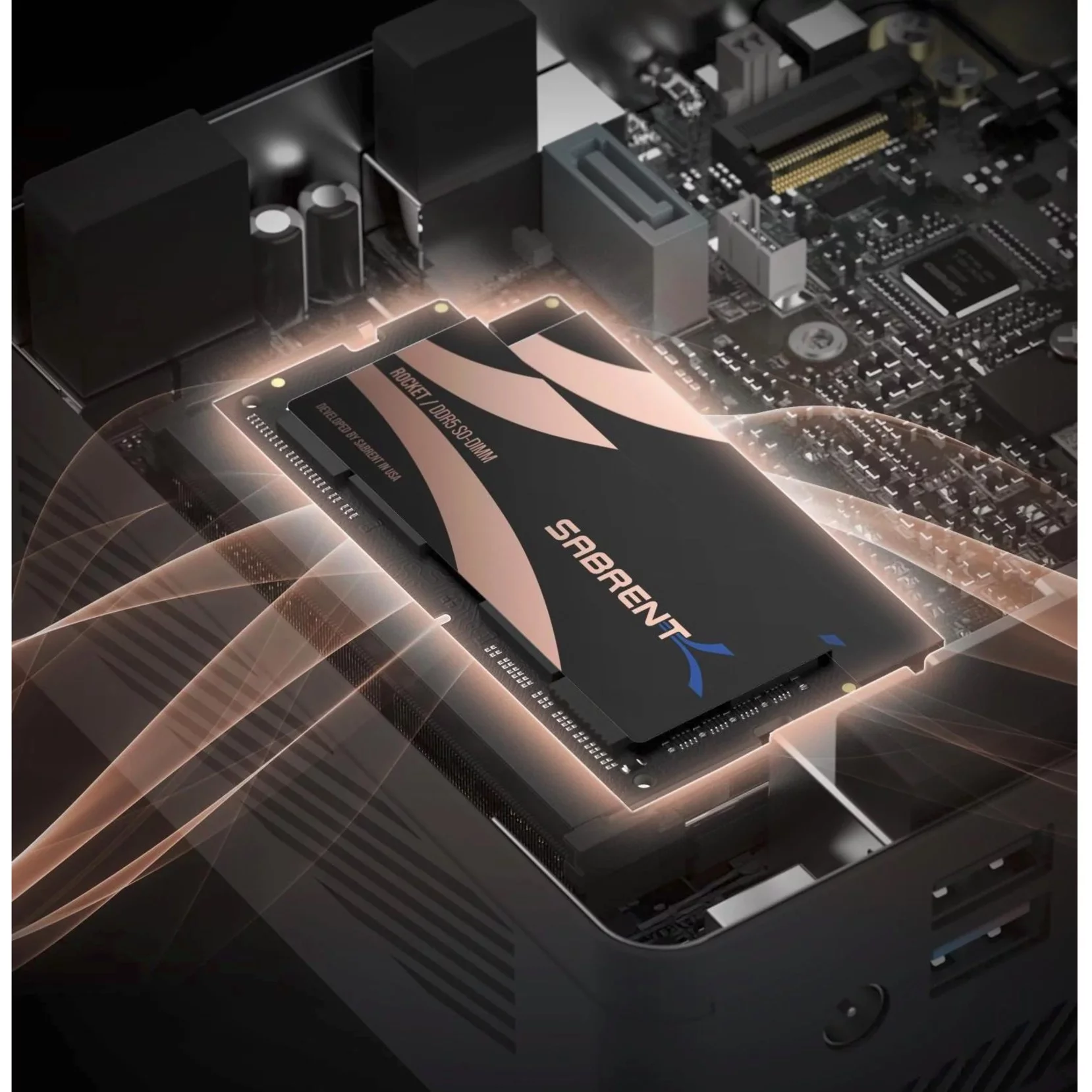 SABRENT Rocket DDR5 16GB SO-DIMM 4800MHz Memory Module for Laptop, Ultrabook, and Mini-PC (SB-DR5S-16G) - Radiant Selections