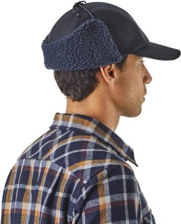 Patagonia Recycled Wool Ear Flap Cap - Classic Navy