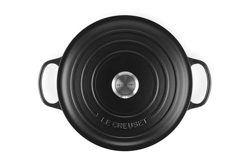 Le Creuset Enameled Cast Iron Signature Round Dutch Oven, 5.5 qt., Cerise