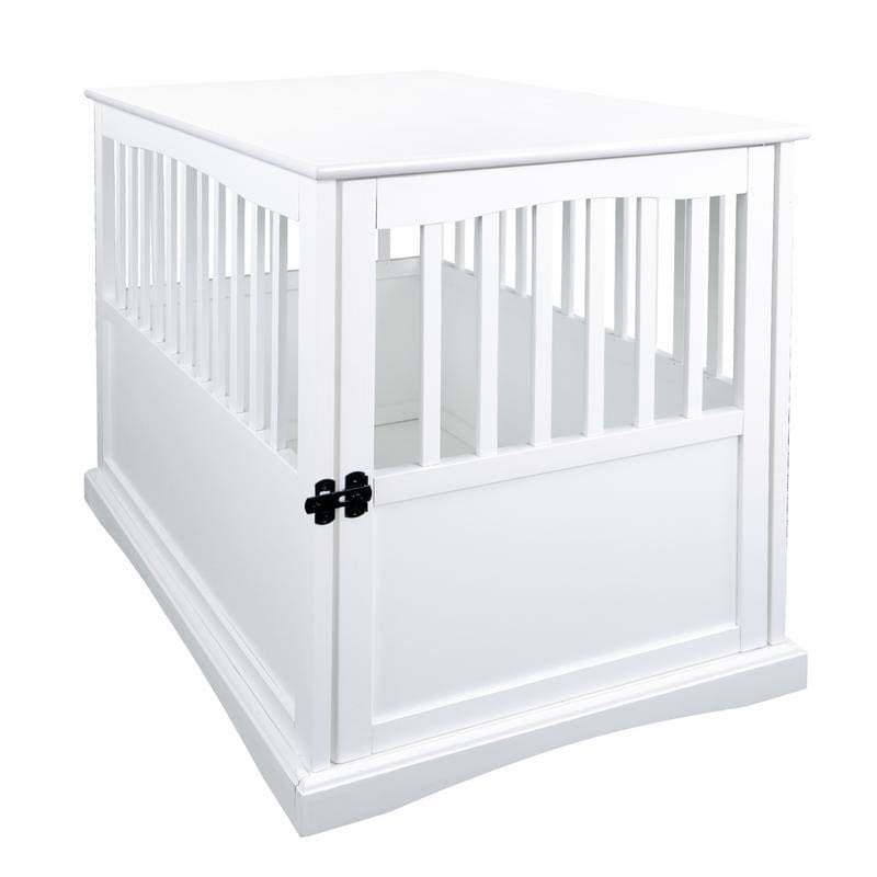 Casual Home Pet Crate End Table - Walnut
