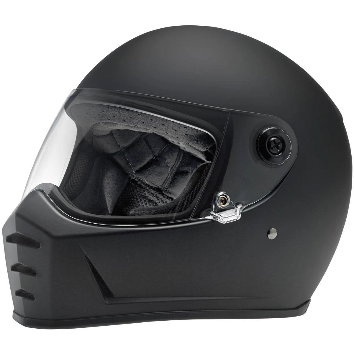 Biltwell Lane Splitter Flat Black Full Face Helmet