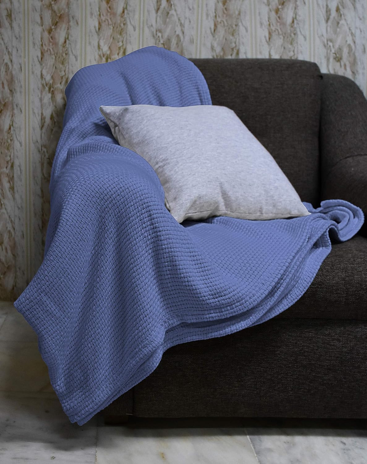 Briarwood Home – 100% Soft Premium All Season Cotton Throw Size Blankets, Lightweight Easy Care Comfortable, Warm