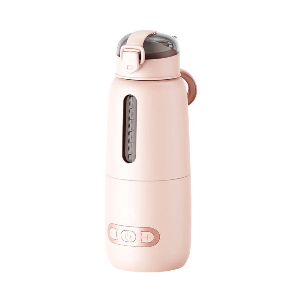 Aibecy Portable Warmer for Formula 300ml Capacity Precise Control Built-in Battery Wireless Instant Warmer Electric Kettle for Car Travel Outdoor