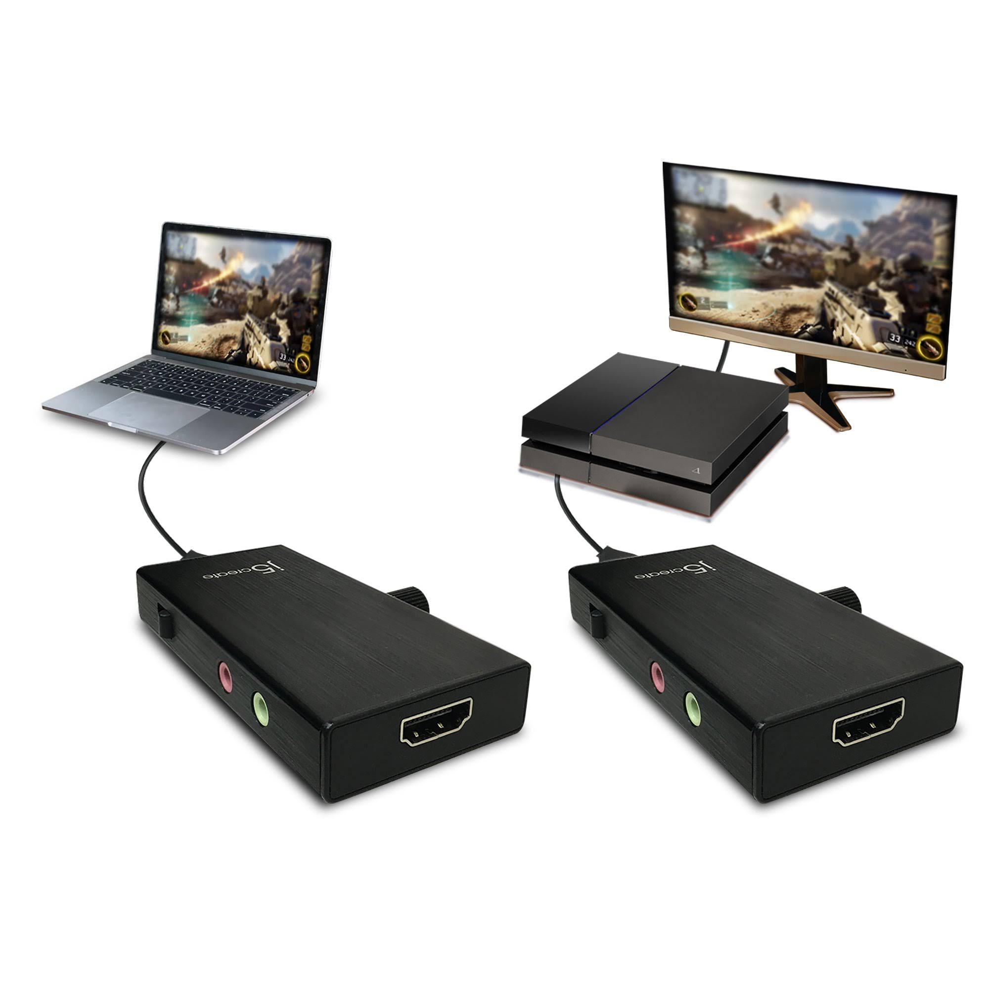 j5create Live Capture UVC HDMI-to-USB Video Capture Card - Black