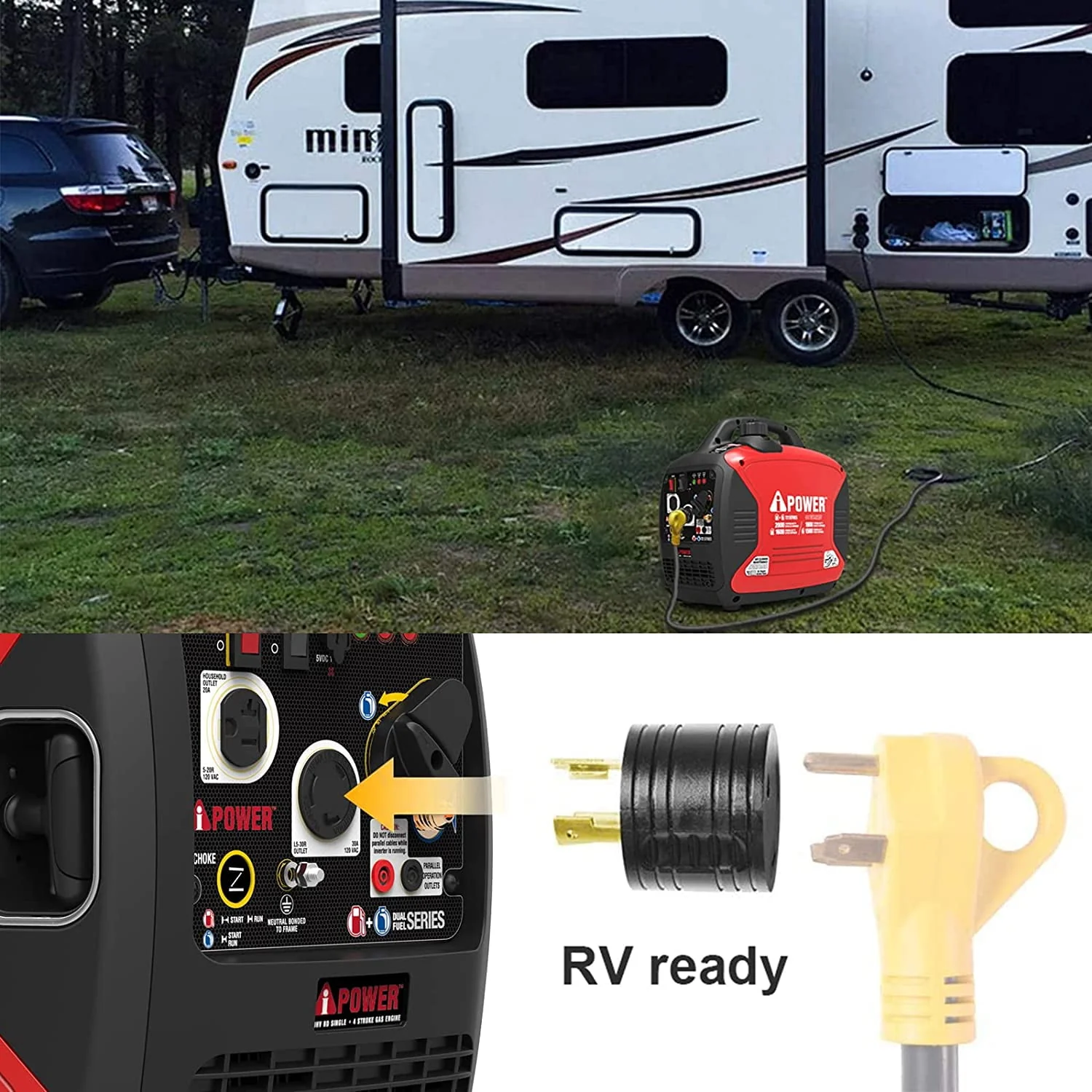 A-IPower 2000 Watt Dual Fuel Power Inverter