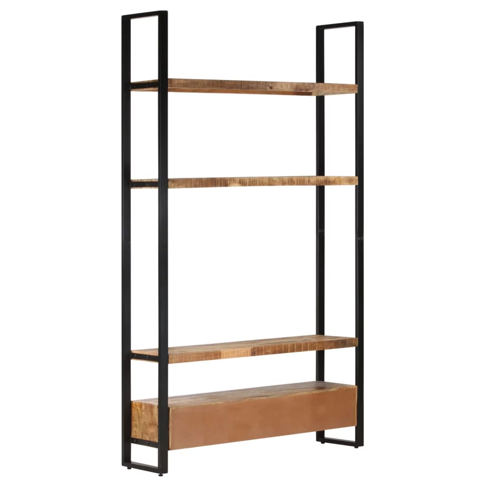 moobody Highboard with 3 Drawers and 3 Storage Shelves Mango Wood Sideboard Wooden Storage Cabinet for Living Room, Bathroom, Bedroom