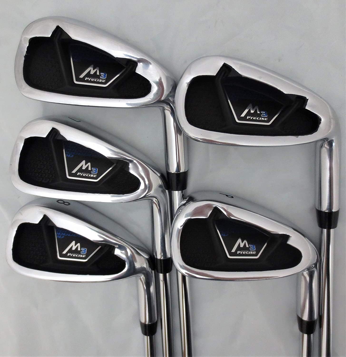 Tall Mens Golf Set Clubs - for Men 6'0"- 6" 6 Complete Driver, Fairway Wood, Hybrid, Irons, Putter, Stand Bag