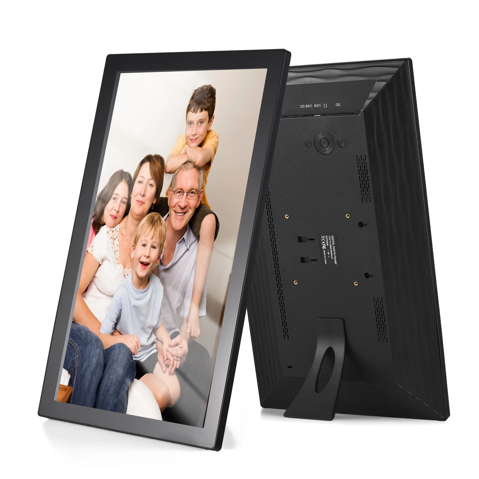 Walmeck WiFi Digital Photo Frame 21.5" IPS Screen 16GB Storage Auto Rotation