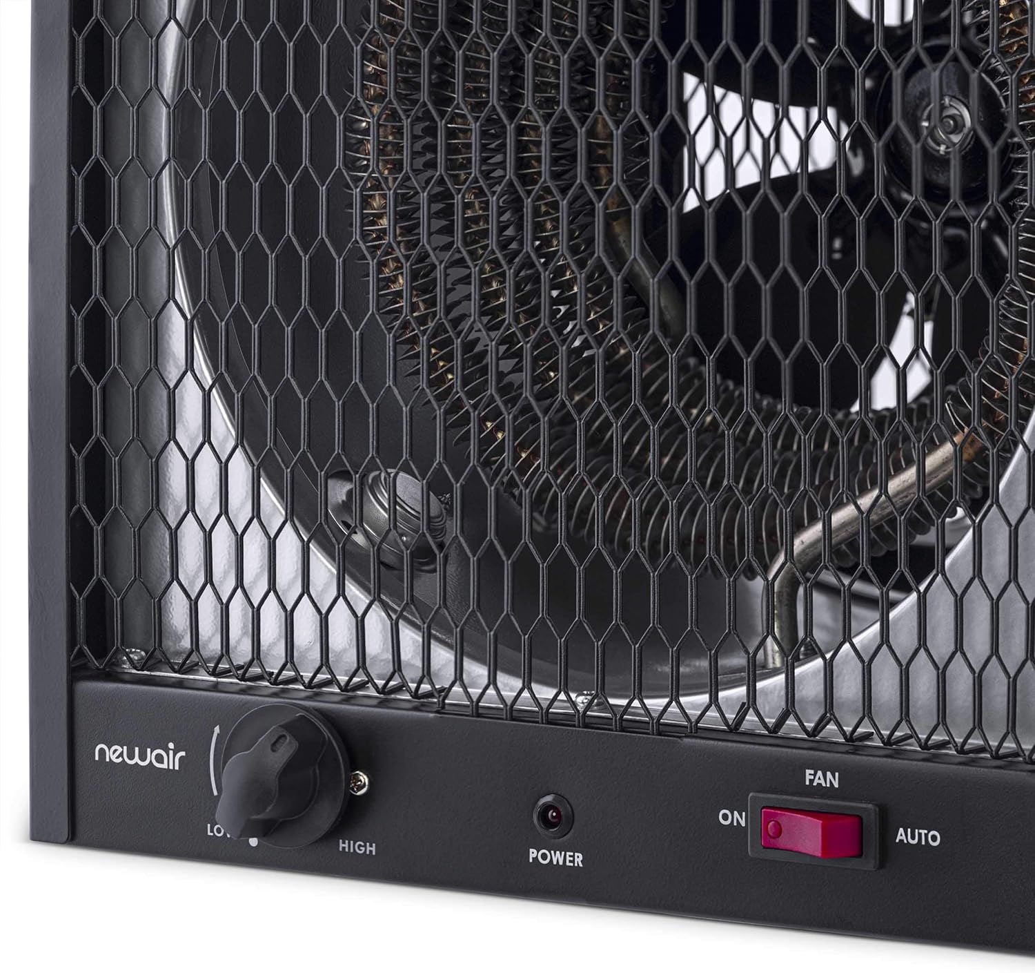 NewAir Portable Heater (240V) Portable Electric Garage Heater Heats Up to 600 sq. ft. with 6-Foot Cord Wrap and Carrying Handle | 5600 Watt Portable