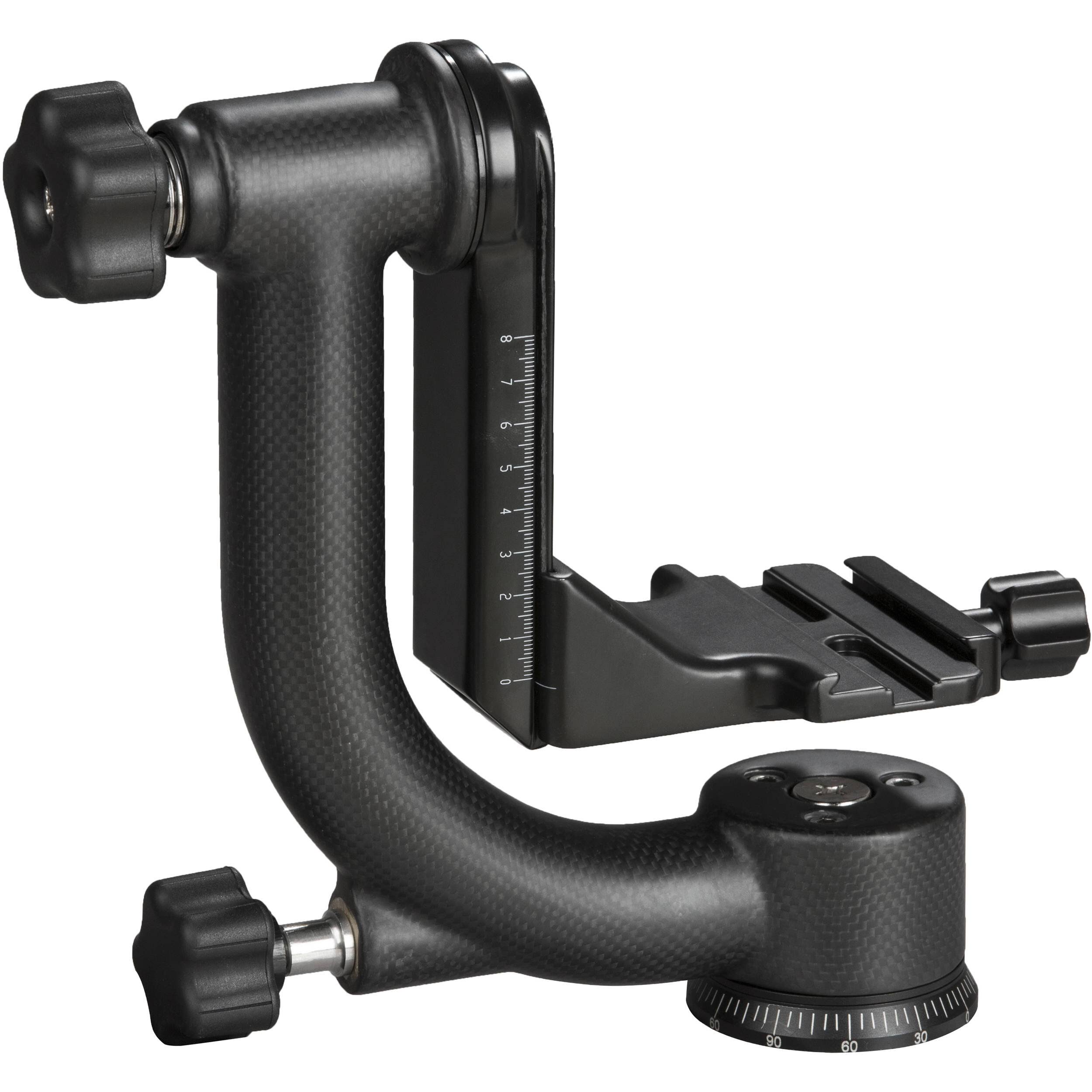 Movo GH800 Carbon Fiber Professional Gimbal Tripod Head with Arca Swiss Quick Release Plate