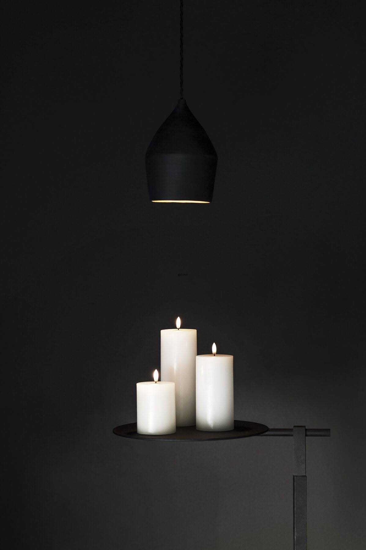 Uyuni Lighting LED Pillar Candle 7,8 x 20 cm, Nordic White