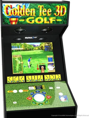 Arcade1UP Golden Tee 19 Arcade [New ]