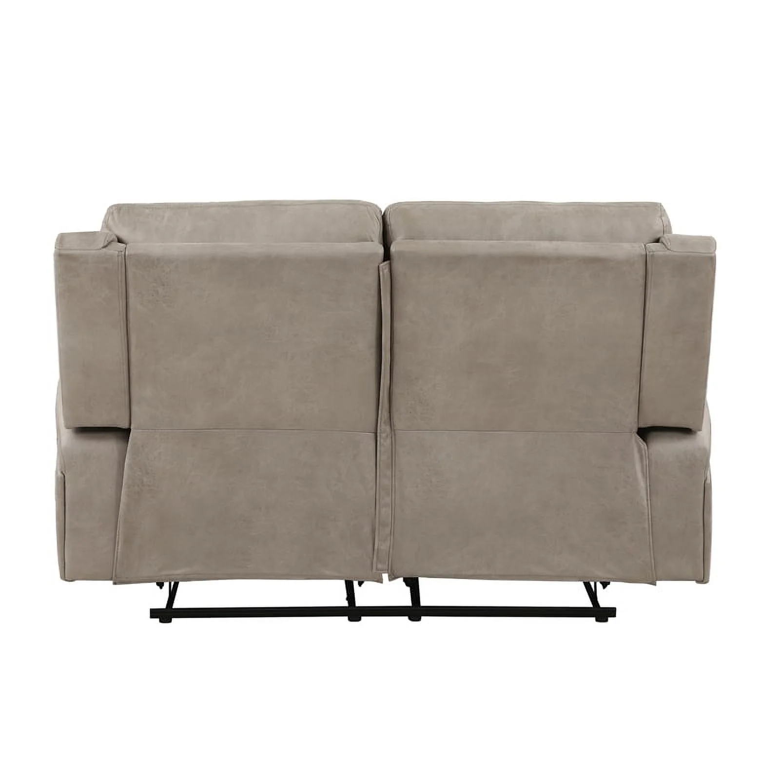 Lexicon Pagosa 2-Piece Polished Microfiber Reclining Sofa Set in Brown