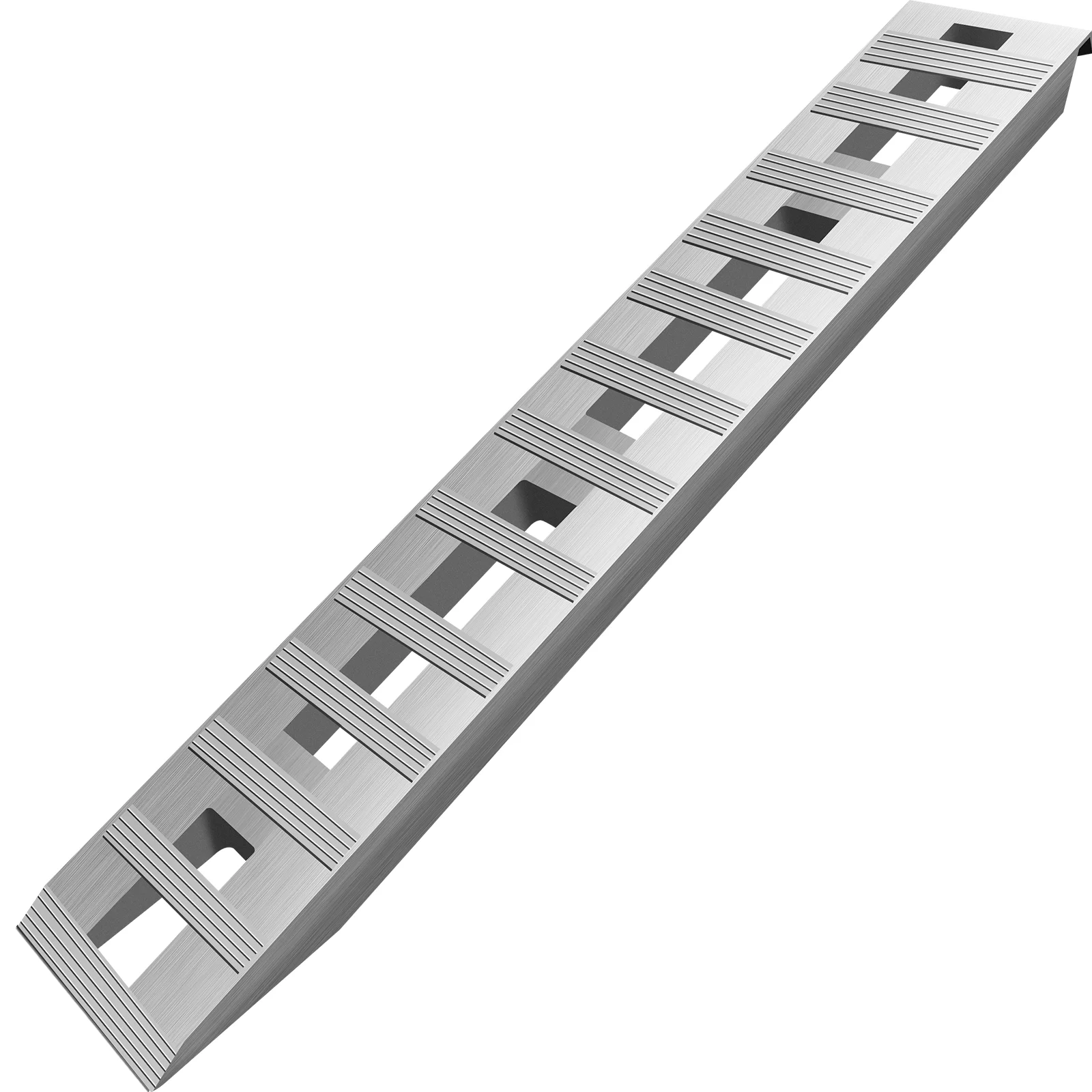 VEVOR Aluminum Loading Ramps 6000 LBS for ATVs, Motorcycles, Mowers, Cars and Truck, 72x15" Heavy Duty Ramps with Treads, 2 Pieces