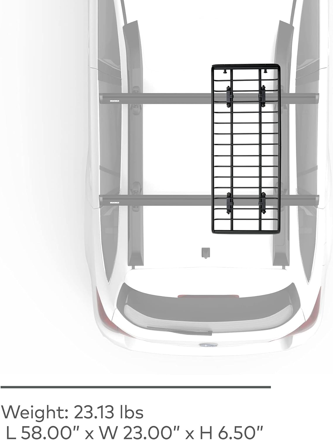 YAKIMA, SkinnyWarrior, Long and Narrow Multisport Rooftop Cargo Basket
