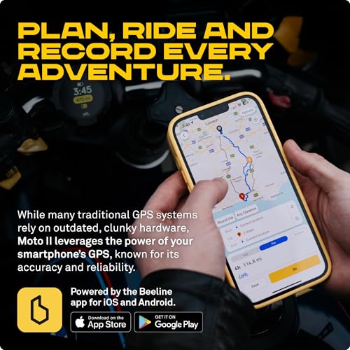 Beeline Moto II - Next Gen Motorcycle GPS Tracker | Compact Design, Waterproof Build