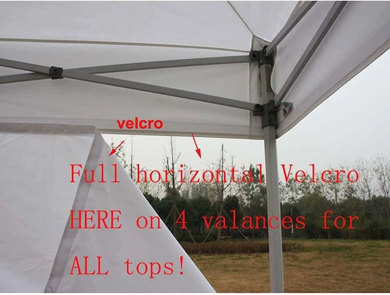 Eurmax 10x10 Full Zippered Walls for Canopy Tent,Enclosure Sidewall Kit with Roller Up Mesh Window and Door,4 Walls ONLY,（10FT,Grey)
