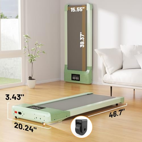 SupeRun Walking Pad, 2024 Newest Walking Pad Treadmill, 2 in 1 Under Desk Treadmill for Home Office