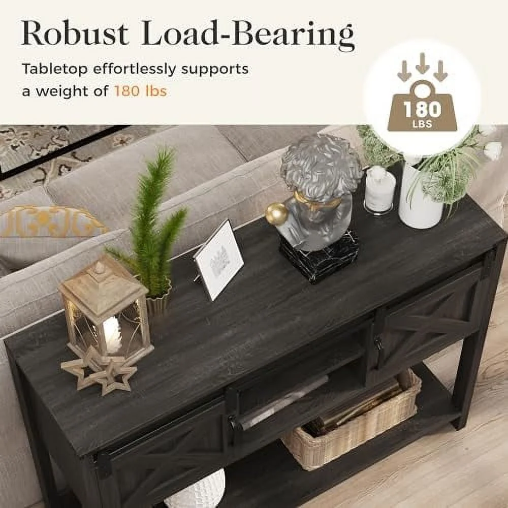Farmhouse Entryway Table with   46"