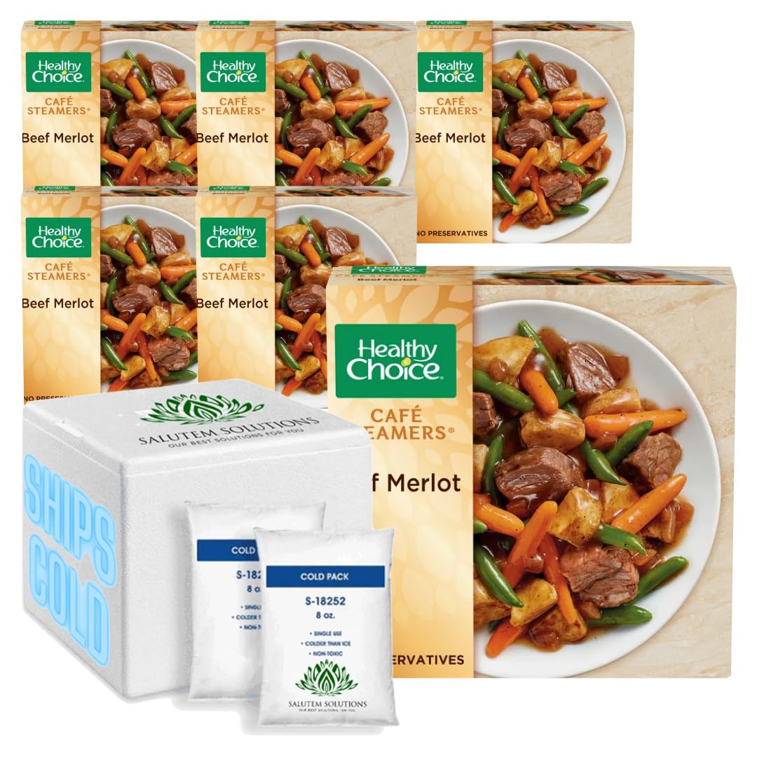Healthy Choice Café Steamers Beef Merlot Frozen Meal, 9.5 oz - Pack of 6