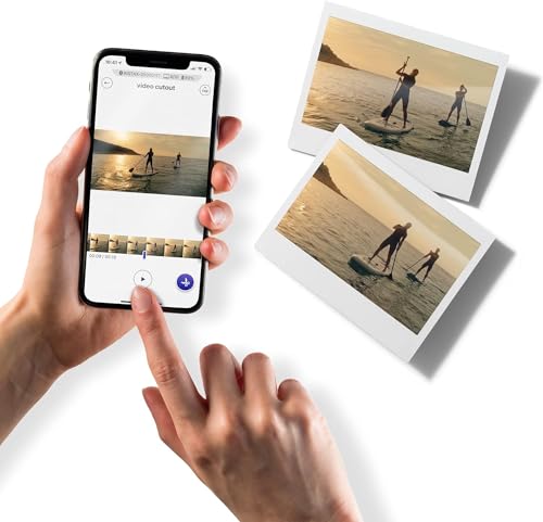 Fujifilm Instant Mini Link 2 Smartphone Printer + Fuji Instant Mini Film (40 Sheets) - BluebirdSales Carrying Case and Microfiber Cleaning Cloth