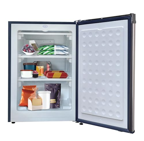 Frigidaire Upright Freezer, 6.5 cu. ft., Deep Freeze, Vinyl Coated Metal with Wire Shelving, Compact for Kitchen, RV, Dorm, Cabin, and Trailer