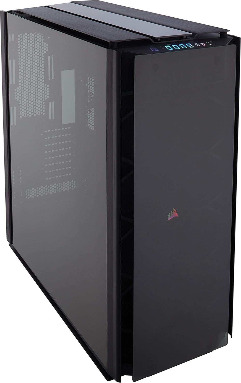 Corsair Obsidian Series 500D RGB SE Premium Mid-Tower Case, 3 RGB Fans, Smoked Tempered Glass, Aluminum Trim