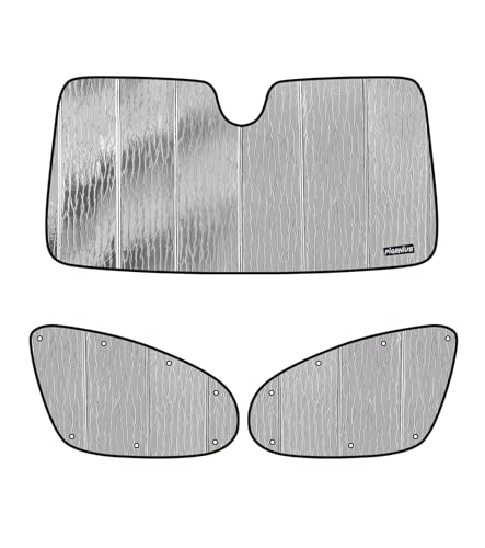 Window Sun Shade for 2011-2020 Toyota Sienna, Premium Folding Sunshade（Full Set